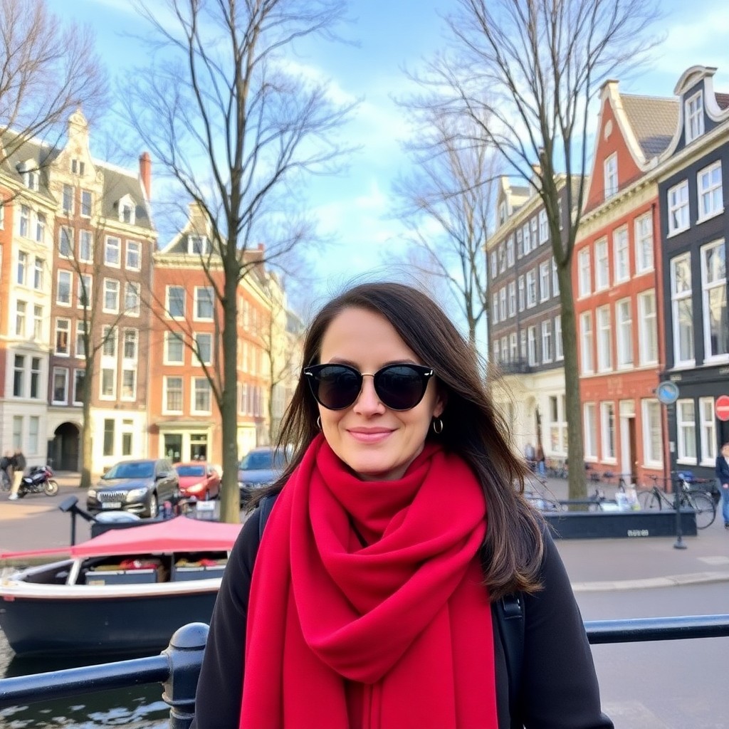 Ayşe Demir, Amsterdam'da yatırım yapan başarılı HAYA DISTRIBUTION müşterisi profesyonel fotoğrafı